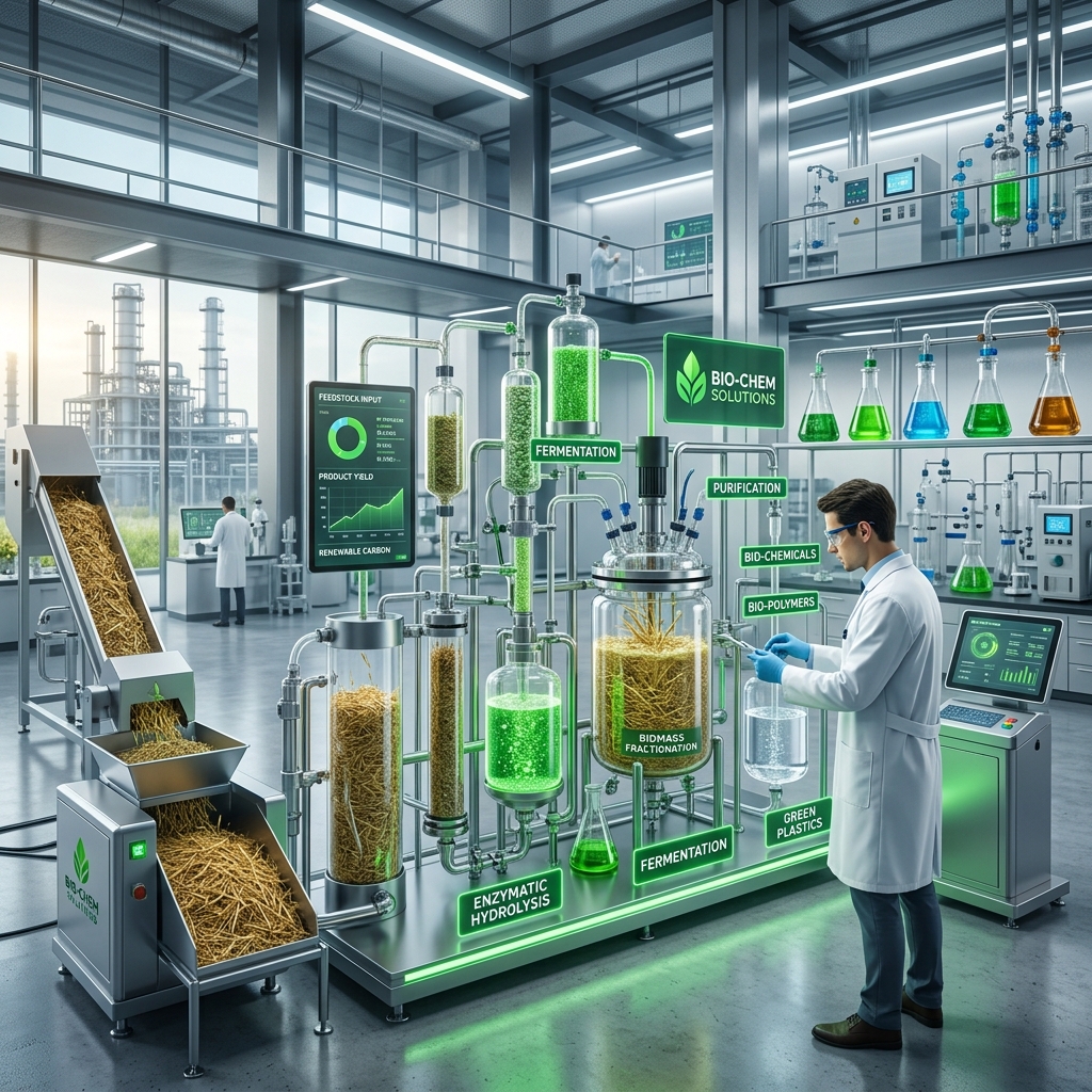 Biomass to Value-Add Products Processing